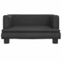 Cama para perros de cuero sintético negro 60x40x30 cm de , Camas para perros - Ref: Foro24-171913, Precio: 68,09 €, Descuento: %