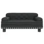 Cama para perros de cuero sintético negra 70x45x30 cm von , Betten für Hunde - Ref: Foro24-171889, Preis: 88,60 €, Rabatt: %