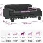 Cama para perros de cuero sintético negra 70x45x30 cm von , Betten für Hunde - Ref: Foro24-171889, Preis: 88,60 €, Rabatt: %