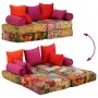 Puf modular de 2 plazas de tela patchwork by , Cushions for chairs and sofas - Ref: Foro24-244985, Price: 415,01 €, Discount: %