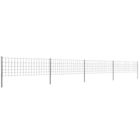 Valla con postes de hierro recubierto de zinc 50 m 80/6/15 by , fence panels - Ref: Foro24-270514, Price: 155,17 €, Discount: %