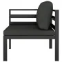Sofá modular de esquina 1 ud con cojines aluminio antracita von , Modulare Sofas für den Außenbereich - Ref: Foro24-49239, Pr...