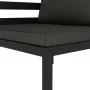 Sofá modular de esquina 1 ud con cojines aluminio antracita von , Modulare Sofas für den Außenbereich - Ref: Foro24-49239, Pr...