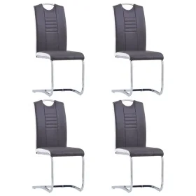 Sillas de comedor voladizas 4 unidades cuero sintético gris von , Essstühle - Ref: Foro24-281774, Preis: 296,15 €, Rabatt: %