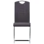Sillas de comedor voladizas 4 unidades cuero sintético gris by , dining chairs - Ref: Foro24-281774, Price: 296,14 €, Discoun...