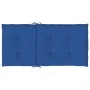 Cojín silla jardín respaldo bajo 2 uds tela Oxford azul by , Cushions for chairs and sofas - Ref: Foro24-314143, Price: 36,84...