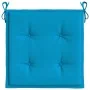 Cojines de silla de jardín 2 uds tela Oxford azul 40x40x3 cm de , Cojines para sillas y sofás - Ref: Foro24-314010, Precio: 1...