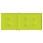 Cojín silla de jardín respaldo alto 4 uds tela verde 120x50x3cm de , Cojines para sillas y sofás - Ref: Foro24-314120, Precio...