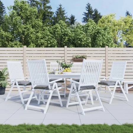 Cojines de silla de jardín 6 uds tela Oxford gris 40x40x7 cm von , Kissen für Stühle und Sofas - Ref: Foro24-314865, Preis: 4...
