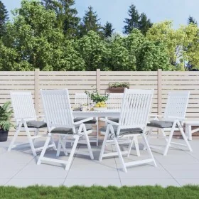 Cojines de silla de jardín 6 uds tela Oxford gris 50x50x7 cm von , Kissen für Stühle und Sofas - Ref: Foro24-314901, Preis: 4...