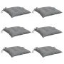 Cojines de silla de jardín 6 uds tela Oxford gris 50x50x7 cm de , Cojines para sillas y sofás - Ref: Foro24-314901, Precio: 4...