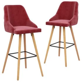 Taburetes de cocina 2 unidades terciopelo rojo vino tinto von , Küchenhocker - Ref: Foro24-289468, Preis: 174,40 €, Rabatt: %