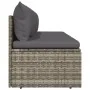 Sofá de jardín de 3 plazas con cojines ratán sintético gris von , Outdoor-Sofas - Ref: Foro24-318672, Preis: 282,23 €, Rabatt: %