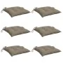 Cojines de silla de jardín 6 uds tela Oxford taupé 40x40x7 cm von , Kissen für Stühle und Sofas - Ref: Foro24-314886, Preis: ...