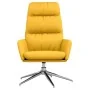 Sillón de relax de tela amarillo mostaza de , Sillones - Ref: Foro24-341137, Precio: 119,15 €, Descuento: %