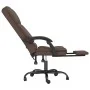 Silla de oficina reclinable masaje cuero sintético marrón de , Sillas de oficina - Ref: Foro24-349688, Precio: 142,33 €, Desc...
