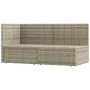 Set de muebles de jardín 2 pzas cojines ratán sintético gris by , Garden sets - Ref: Foro24-319603, Price: 194,07 €, Discount: %