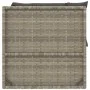 Set de muebles de jardín 2 pzas cojines ratán sintético gris by , Garden sets - Ref: Foro24-319603, Price: 194,07 €, Discount: %
