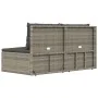 Set de muebles de jardín 2 pzas cojines ratán sintético gris by , Garden sets - Ref: Foro24-319603, Price: 194,07 €, Discount: %