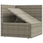 Set de muebles de jardín 2 pzas cojines ratán sintético gris by , Garden sets - Ref: Foro24-319603, Price: 194,07 €, Discount: %