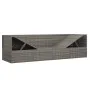 Sofá tumbona de jardín con cojines ratán sintético gris by , Loungers - Ref: Foro24-319564, Price: 270,27 €, Discount: %