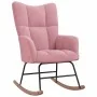 Silla mecedora de terciopelo rosa von , Schaukelstühle - Ref: Foro24-328143, Preis: 144,68 €, Rabatt: %