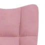 Silla mecedora de terciopelo rosa von , Schaukelstühle - Ref: Foro24-328143, Preis: 144,68 €, Rabatt: %