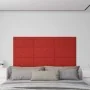 Paneles de pared 12 uds cuero PE rojo tinto 60x30 cm 2,16 m² by , Wall covering - Ref: Foro24-343993, Price: 57,20 €, Discoun...