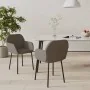 Sillas de comedor 2 unidades terciopelo gris oscuro de , Sillas de comedor - Ref: Foro24-344702, Precio: 132,22 €, Descuento: %