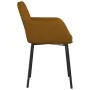 Sillas de comedor 2 unidades terciopelo marrón de , Sillas de comedor - Ref: Foro24-344709, Precio: 106,06 €, Descuento: %