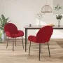 Sillas de comedor 2 unidades terciopelo rojo tinto von , Essstühle - Ref: Foro24-344768, Preis: 122,10 €, Rabatt: %