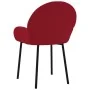 Sillas de comedor 2 unidades terciopelo rojo tinto von , Essstühle - Ref: Foro24-344768, Preis: 122,10 €, Rabatt: %