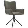 Sillas de comedor giratorias 2 unidades terciopelo gris oscuro de , Sillas de comedor - Ref: Foro24-344810, Precio: 159,43 €,...