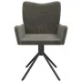 Sillas de comedor giratorias 2 unidades terciopelo gris oscuro de , Sillas de comedor - Ref: Foro24-344810, Precio: 159,43 €,...