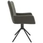 Sillas de comedor giratorias 2 unidades terciopelo gris oscuro de , Sillas de comedor - Ref: Foro24-344810, Precio: 159,43 €,...