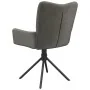 Sillas de comedor giratorias 2 unidades terciopelo gris oscuro de , Sillas de comedor - Ref: Foro24-344810, Precio: 159,43 €,...