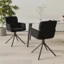 Sillas de comedor giratorias 2 uds terciopelo negro de , Sillas de comedor - Ref: Foro24-344796, Precio: 173,93 €, Descuento: %