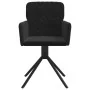 Sillas de comedor giratorias 2 uds terciopelo negro de , Sillas de comedor - Ref: Foro24-344796, Precio: 173,93 €, Descuento: %