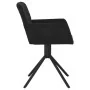 Sillas de comedor giratorias 2 uds terciopelo negro de , Sillas de comedor - Ref: Foro24-344796, Precio: 173,93 €, Descuento: %
