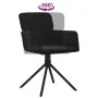 Sillas de comedor giratorias 2 uds terciopelo negro de , Sillas de comedor - Ref: Foro24-344796, Precio: 173,93 €, Descuento: %