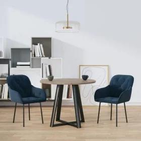 Sillas de comedor 2 unidades terciopelo azul by , dining chairs - Ref: Foro24-344844, Price: 129,36 €, Discount: %