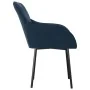 Sillas de comedor 2 unidades terciopelo azul de , Sillas de comedor - Ref: Foro24-344844, Precio: 129,37 €, Descuento: %