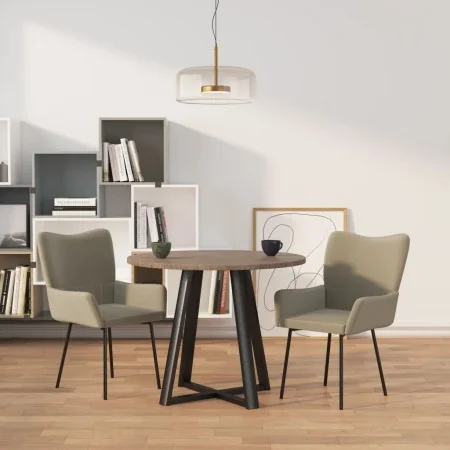 Sillas de comedor 2 unidades terciopelo gris claro von , Essstühle - Ref: Foro24-344886, Preis: 109,70 €, Rabatt: %
