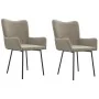 Sillas de comedor 2 unidades terciopelo gris claro von , Essstühle - Ref: Foro24-344886, Preis: 109,70 €, Rabatt: %