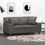 Cojines decorativos 2 uds cuero sintético gris 40x40 cm by , Cushions - Ref: Foro24-349482, Price: 28,62 €, Discount: %