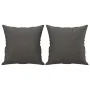 Cojines decorativos 2 uds cuero sintético gris 40x40 cm by , Cushions - Ref: Foro24-349482, Price: 28,62 €, Discount: %