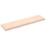 Estante de pared madera maciza roble sin tratar 160x40x(2-6) cm by , Shelves and shelves - Ref: Foro24-363591, Price: 68,35 €...