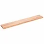 Estante pared madera roble tratada marrón claro 200x30x(2-6) cm by , Shelves and shelves - Ref: Foro24-363725, Price: 62,88 €...
