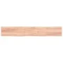 Estante pared madera roble tratada marrón claro 200x30x(2-6) cm by , Shelves and shelves - Ref: Foro24-363725, Price: 62,88 €...