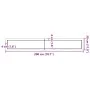 Estante pared madera roble tratada marrón claro 200x30x(2-6) cm by , Shelves and shelves - Ref: Foro24-363725, Price: 62,88 €...
